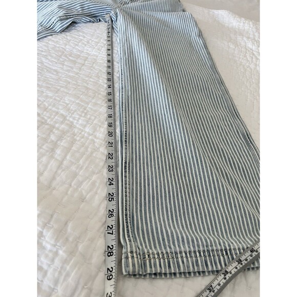 Levi’s Cinch Baggy Carpenter Jeans Striped Denim Size 25 EUC - Picture 7 of 7